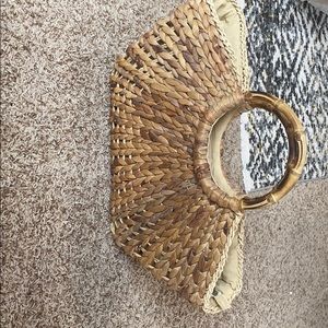 Straw Studio beach bag